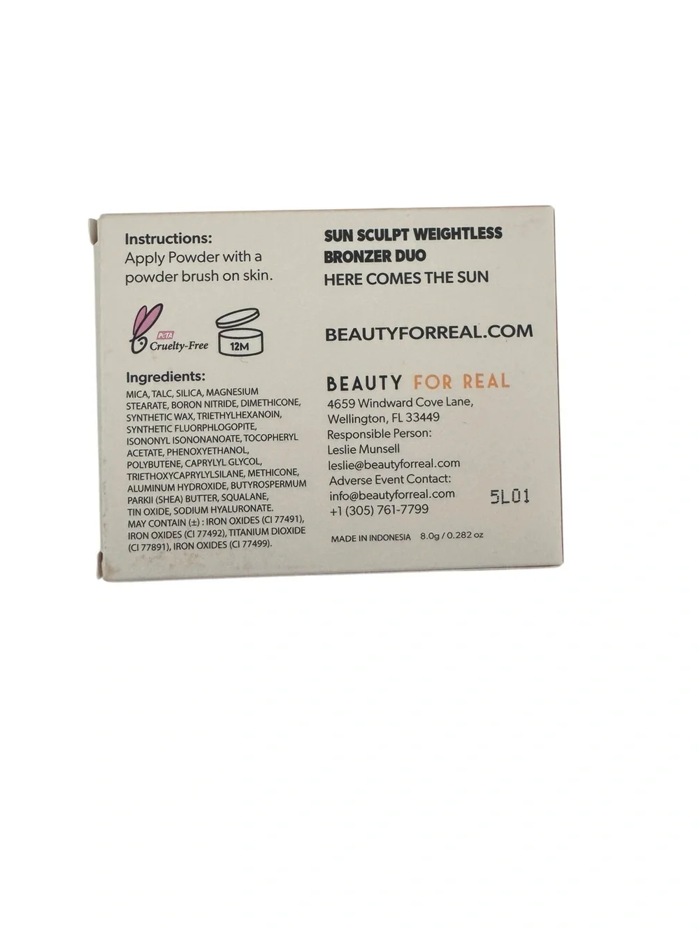 Beauty for Real Sun Sculpt Bronzer Duo